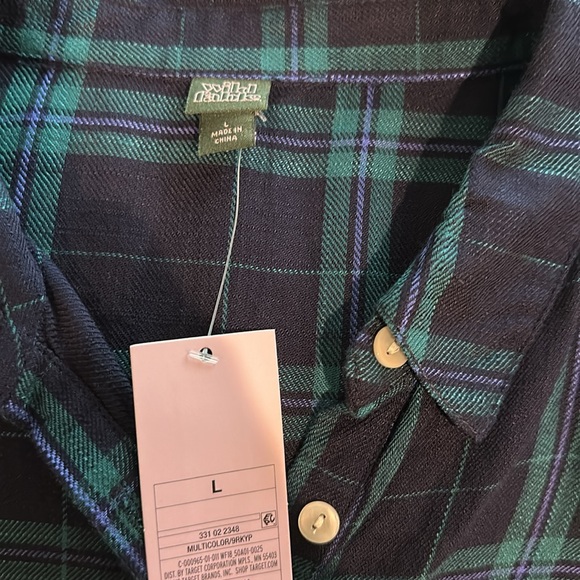 NWT Wild Fable plaid top - Picture 5 of 6